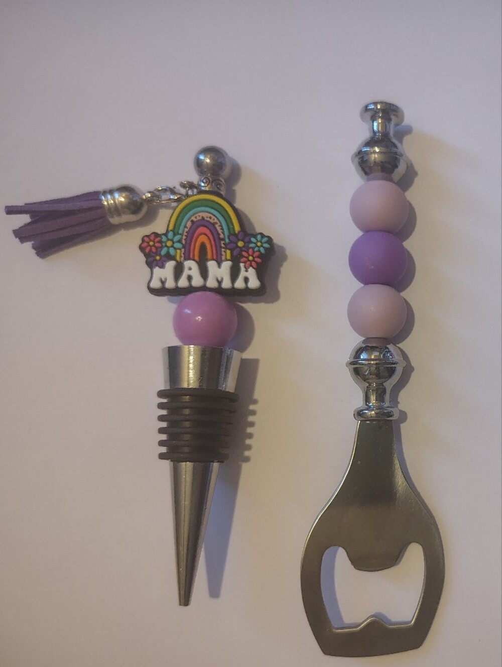 🩰 Set Of Bottle Opener And Wine Stopper Bundle